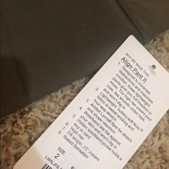 🚫SOLD🚫: Lululemon Align Pant - Picture 3 of 6